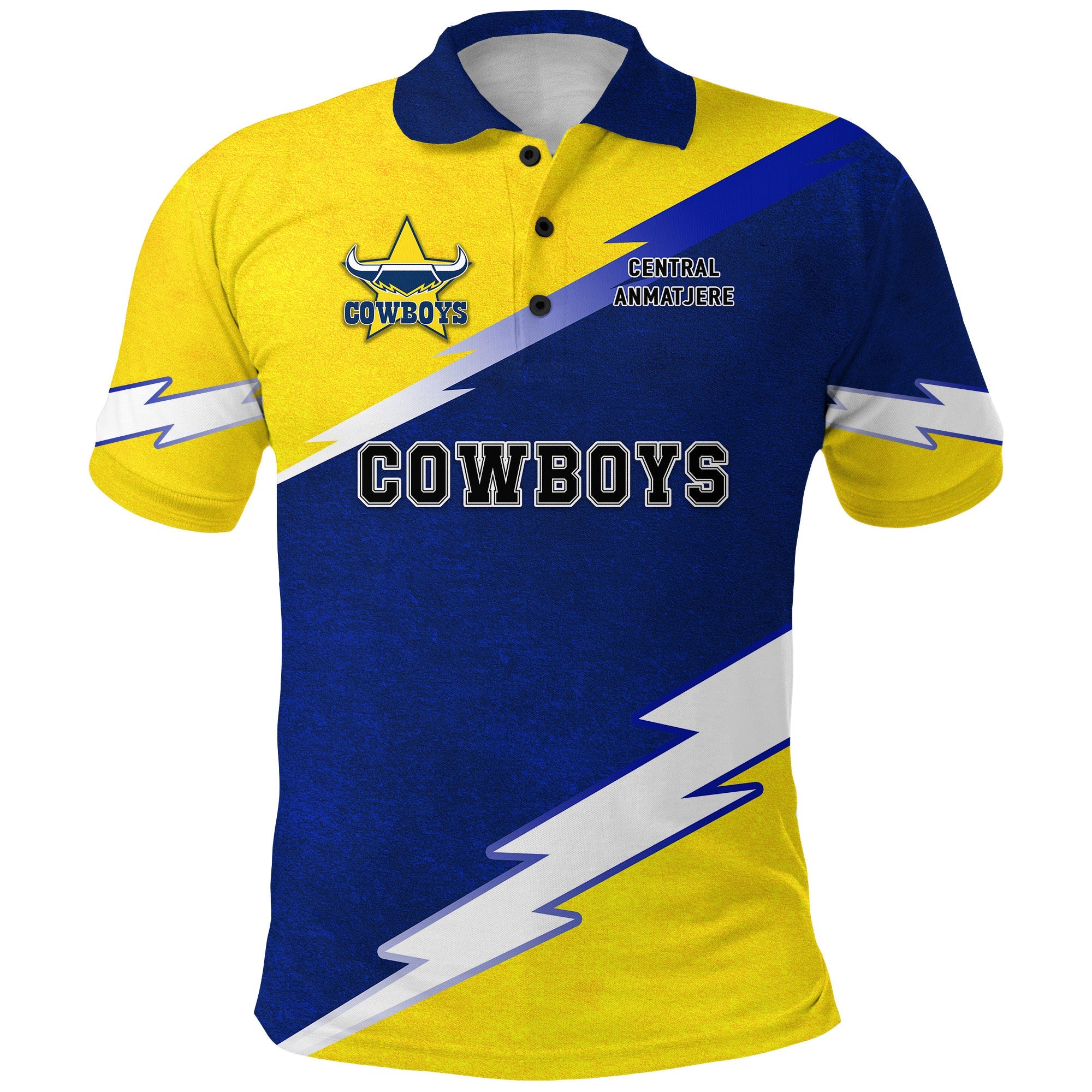 laramba-cowboys-football-club-polo-shirt-simple-style-gold