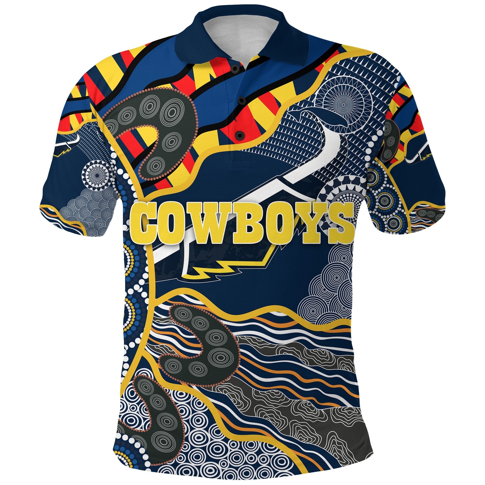 combo-polo-shirt-and-men-short-cowboys-unique-indigenous