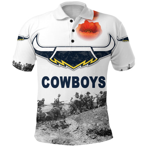 north-queensland-cowboys-polo-shirt-anzac-day-simple-style