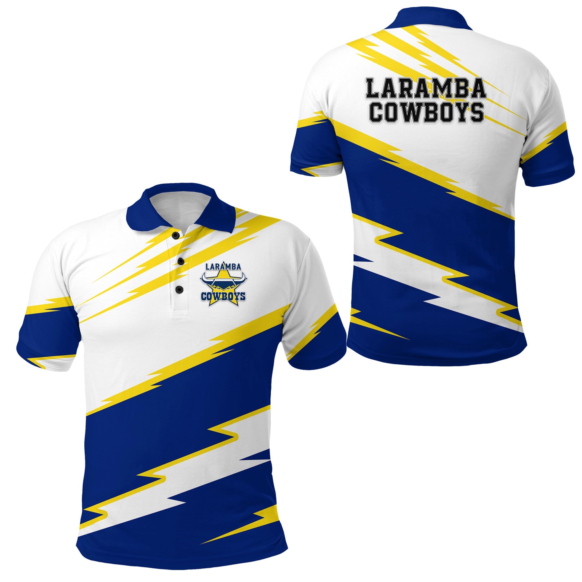 laramba-cowboys-football-club-polo-shirt-simple-style-white