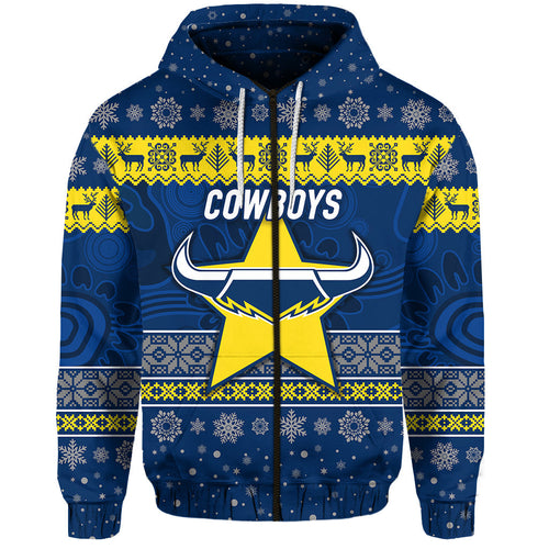 custom-personalised-north-queensland-cowboys-zip-hoodie-christmas-simple-style