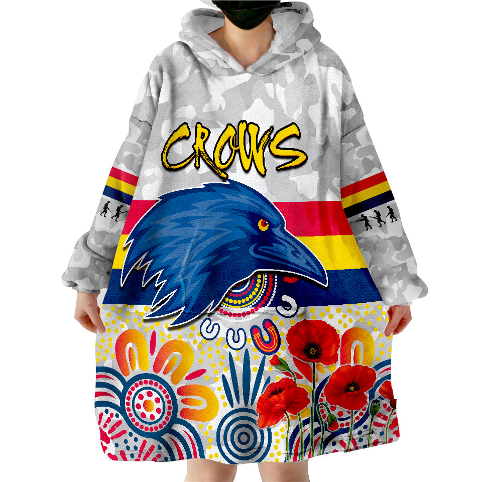 crows-anzac-2022-adelaide-football-aboriginal-poppy-wearable-blanket-hoodie