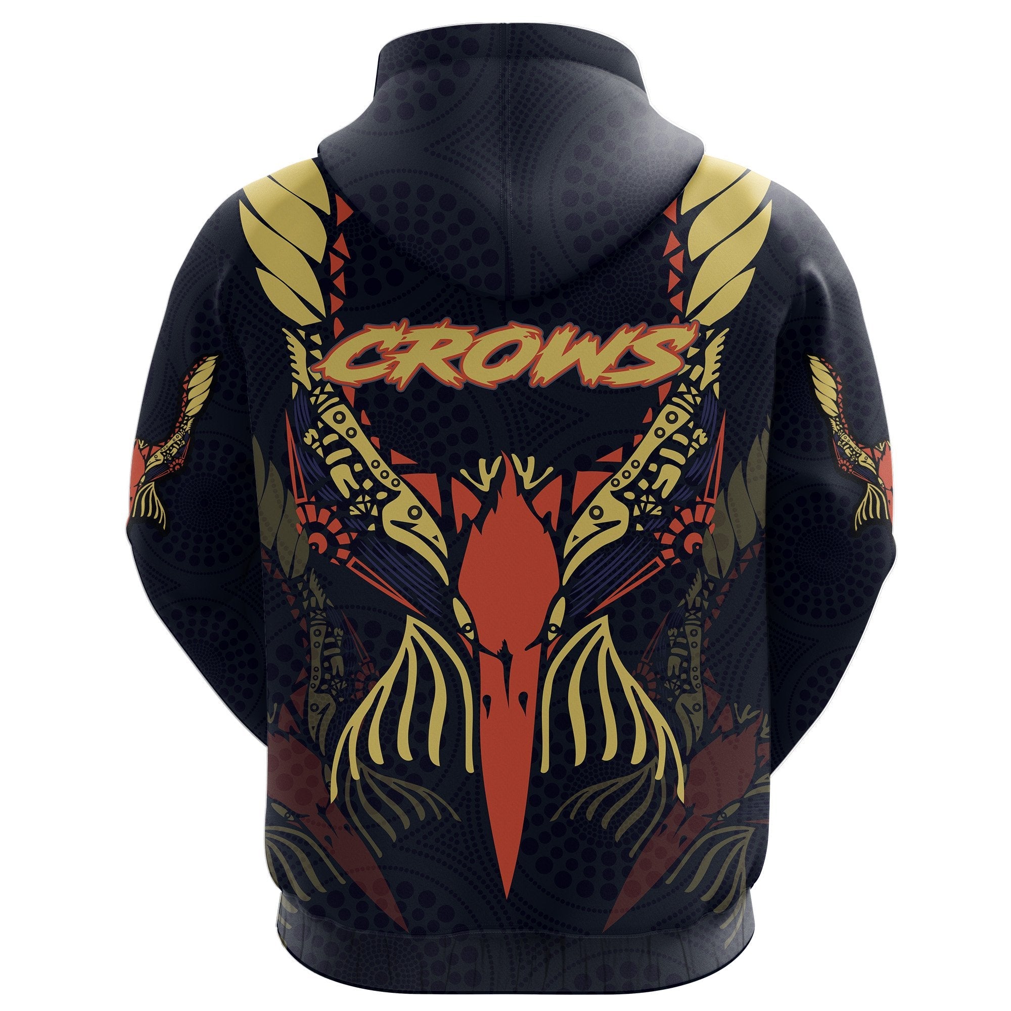 custom-personalised-adelaide-zip-hoodie-simple-indigenous-crows