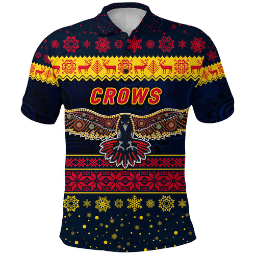 custom-personalised-adelaide-crows-polo-shirt-christmas-simple-style