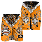 (Custom Peronalised) Wests Tiger Rugby Aboriginal Pattern Men Short - LT2