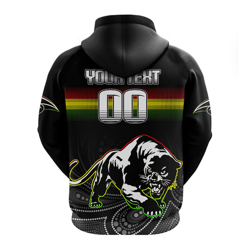 Black Panthers Rugby League Aborigina Hoodie - LT2