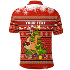 Australia Christmas Kagaroo Aboriginal Pattern