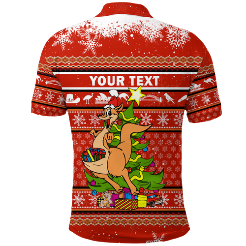 Australia Christmas Kagaroo Aboriginal Pattern