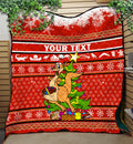 Australia Christmas Kagaroo Aboriginal Pattern