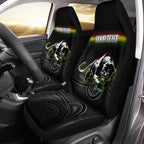 (Custom Personalised) Black Panthers Rugby League Aboriginal Car Seat Covers - LT2