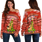 Australia Christmas Kagaroo Aboriginal Pattern