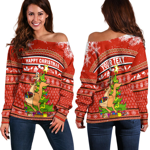 Australia Christmas Kagaroo Aboriginal Pattern