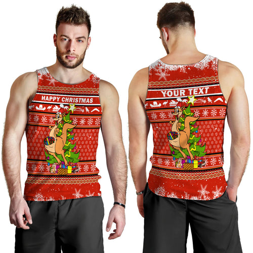 Australia Christmas Kagaroo Aboriginal Pattern
