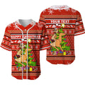 Australia Christmas Kagaroo Aboriginal Pattern