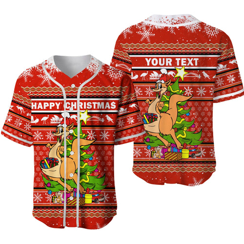 Australia Christmas Kagaroo Aboriginal Pattern