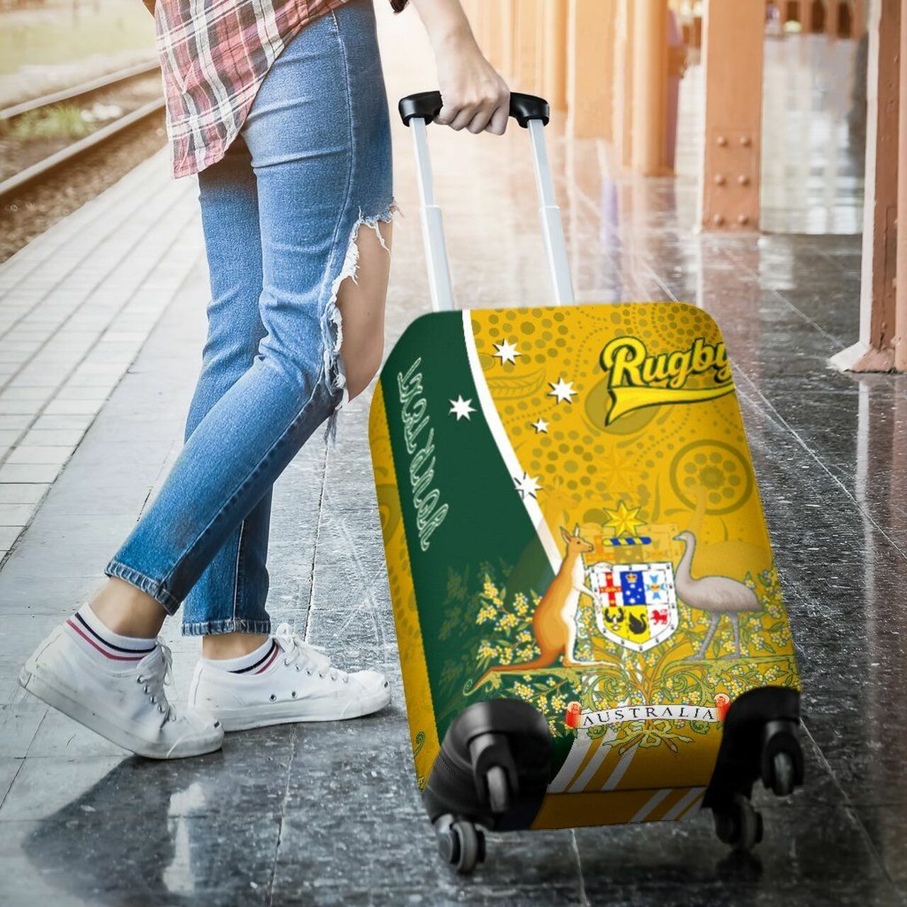custom-australia-luggage-cover-australia-coat-of-arm-in-style