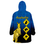 custom-personalised-australia-kangaroo-road-signs-aussie-aboriginal-wearable-blanket-hoodie