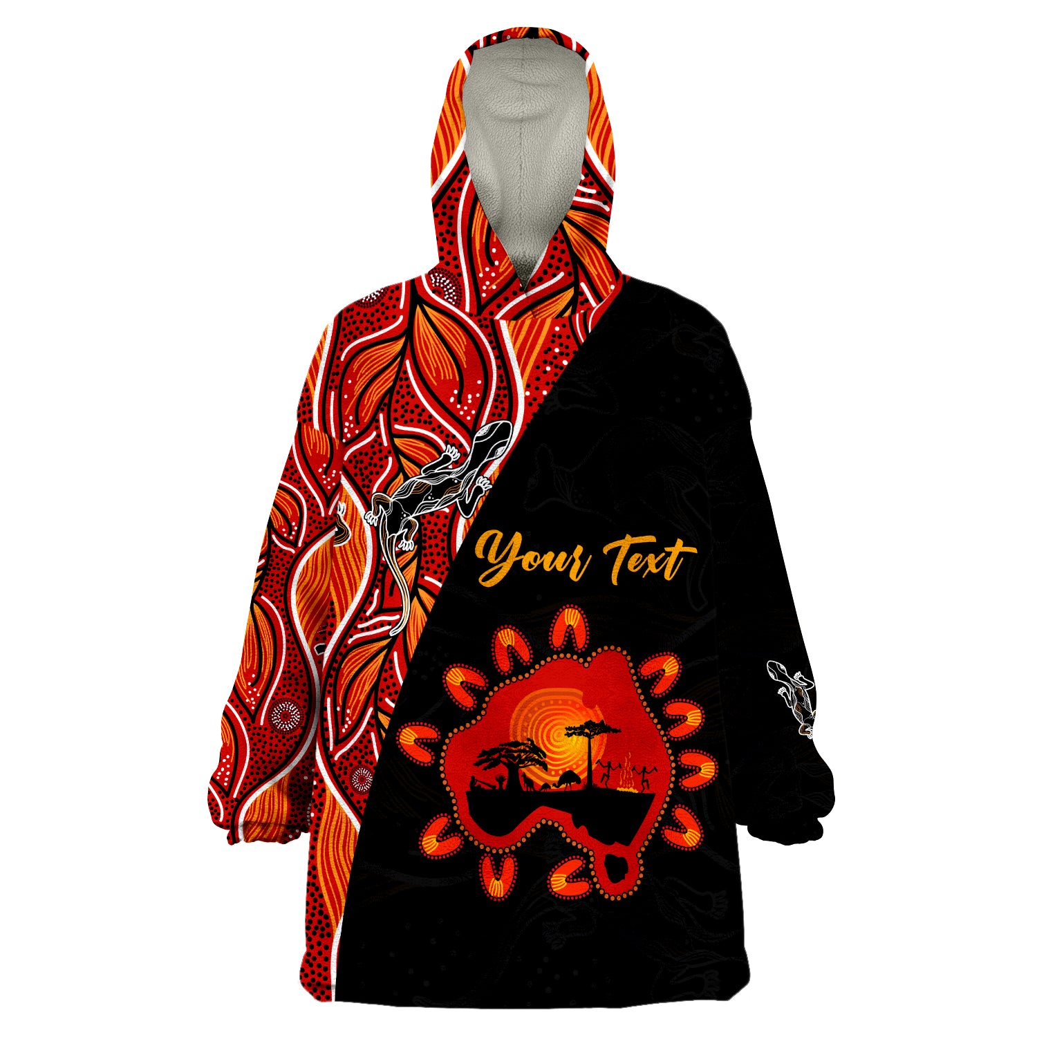 custom-personalised-australia-map-aussie-kangaroo-aboriginal-wearable-blanket-hoodie