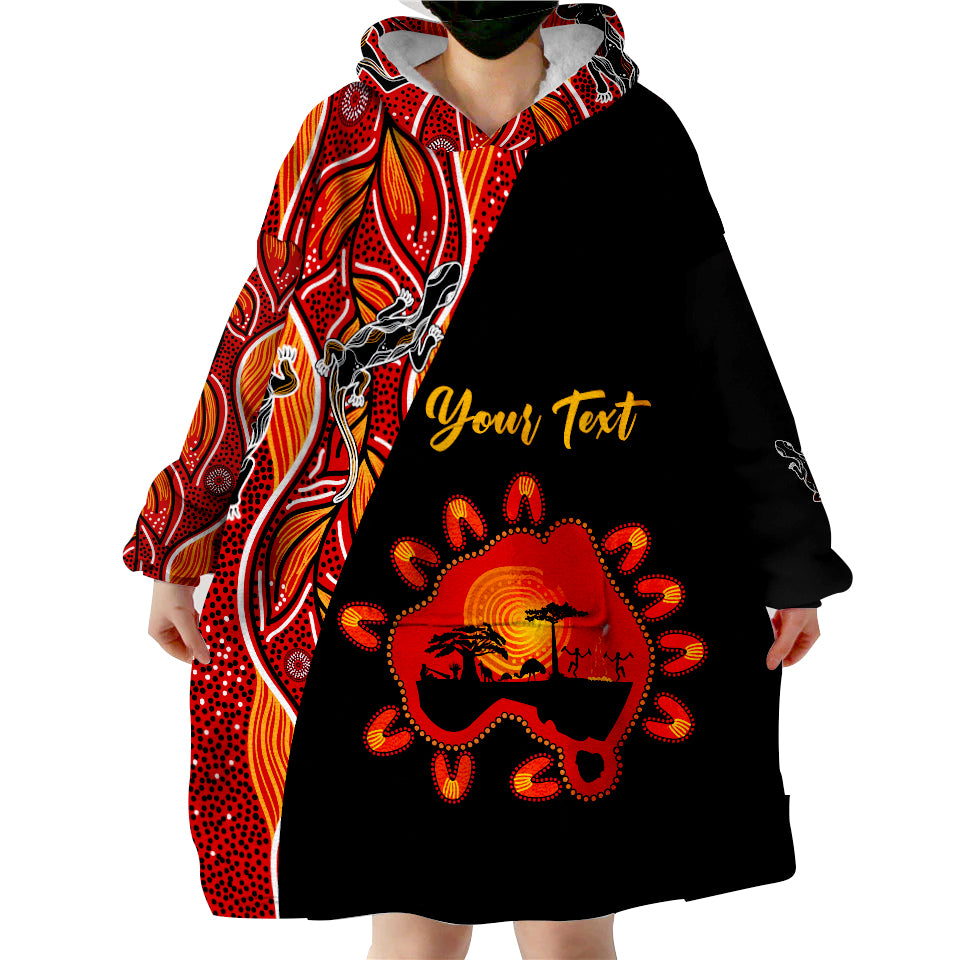 custom-personalised-australia-map-aussie-kangaroo-aboriginal-wearable-blanket-hoodie