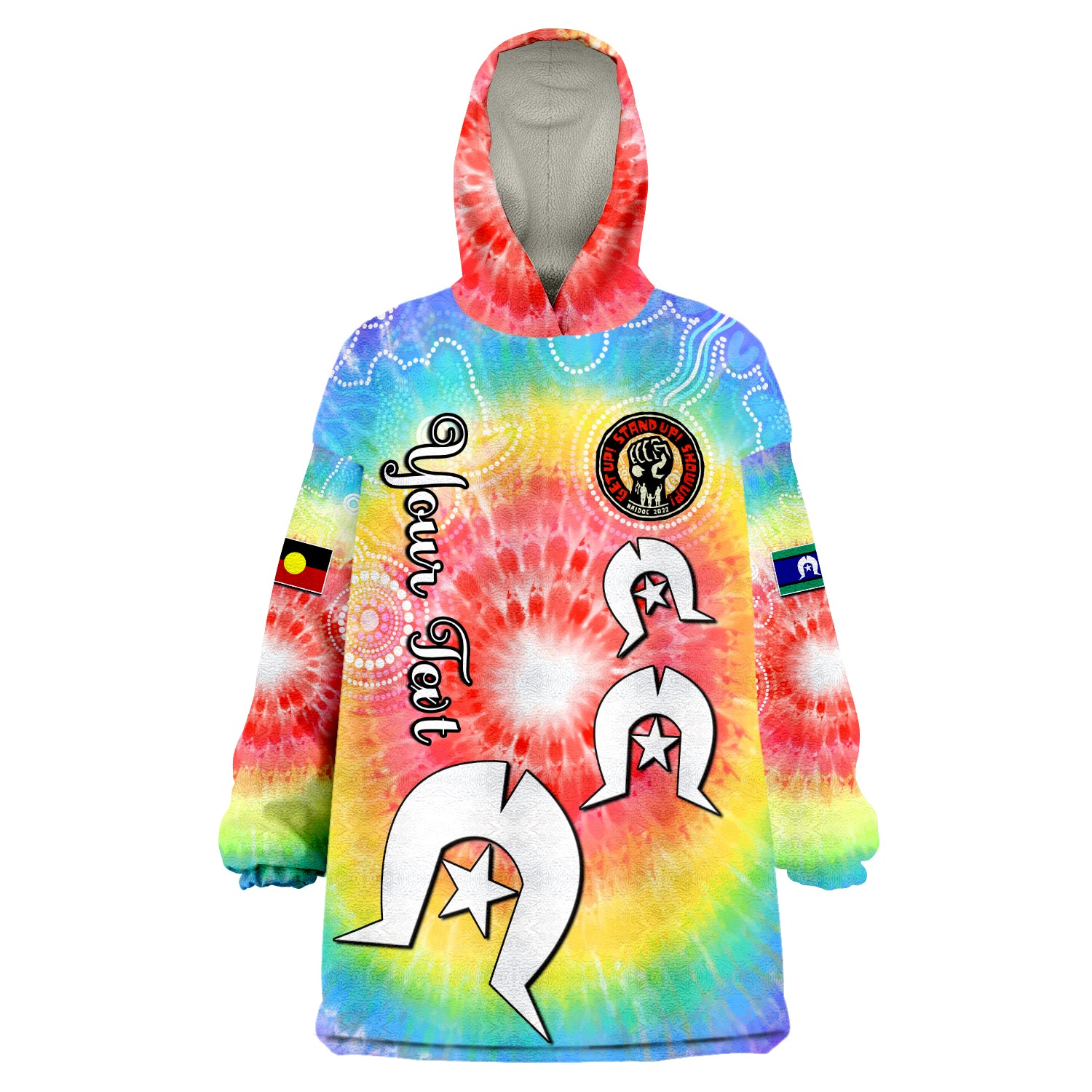 custom-personalised-australia-naidoc-week-aboriginal-kangaroo-style-tie-dye-wearable-blanket-hoodie