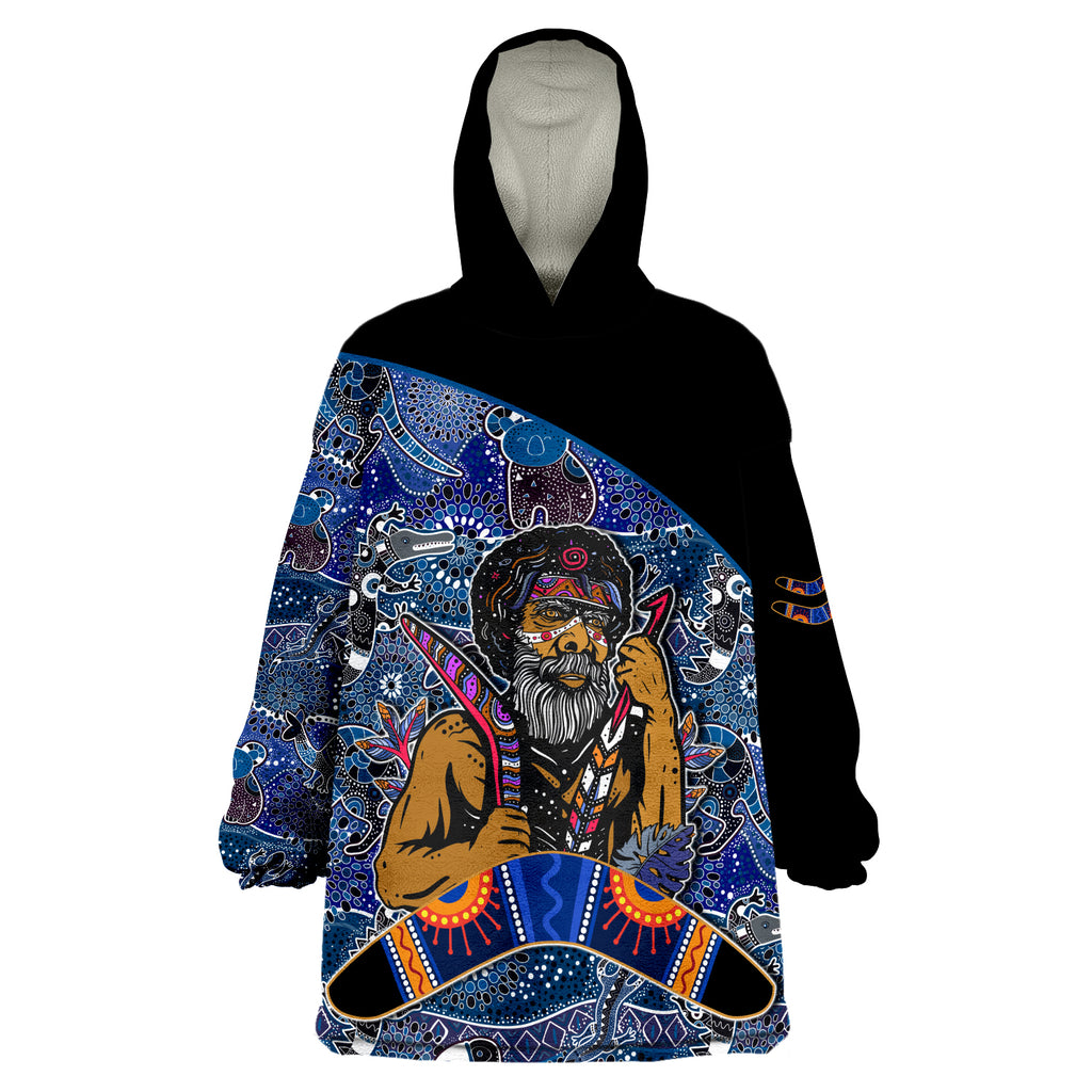 custom-personalised-australian-boomerang-indigenous-australia-blue-graceful-wearable-blanket-hoodie