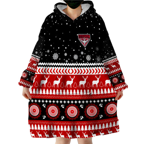 custom-personalised-bombers-football-christmas-essendon-wearable-blanket-hoodie