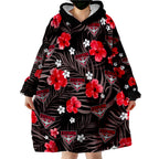 custom-personalised-bombers-football-essendon-premiers-tropical-flowers-simple-wearable-blanket-hoodie