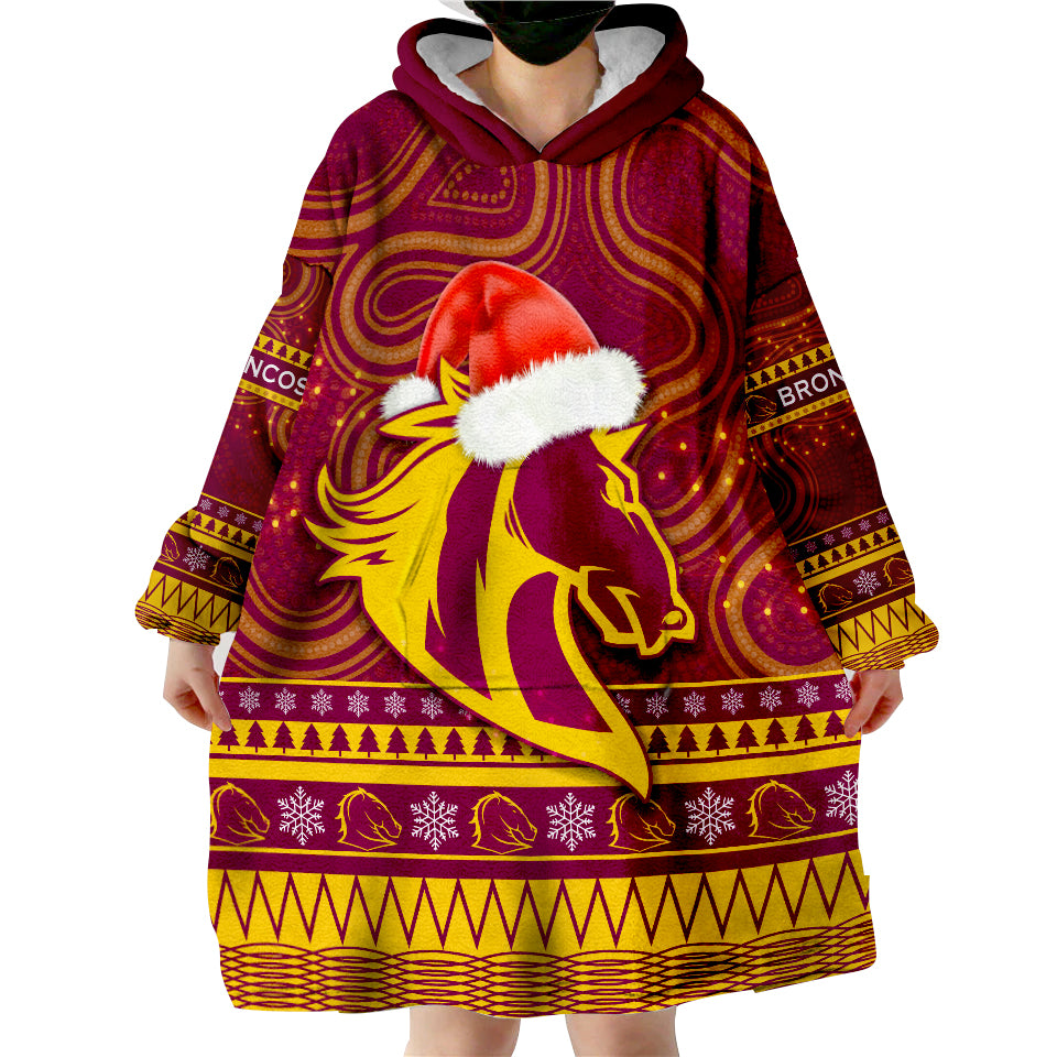 custom-personalised-broncos-christmas-brisbane-indigenous-wearable-blanket-hoodie