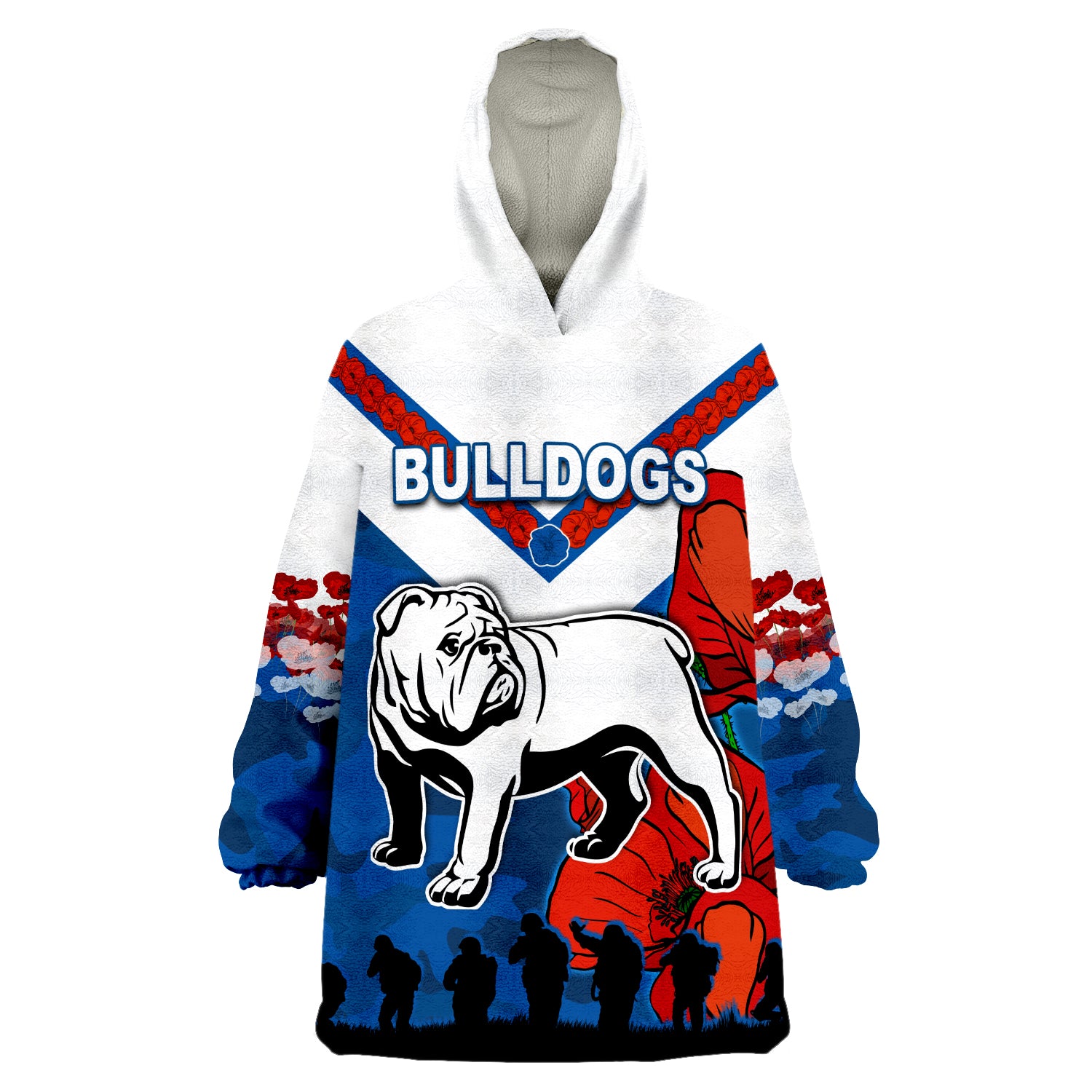 custom-personalised-bulldogs-anzac-day-poppy-lest-we-forget-wearable-blanket-hoodie