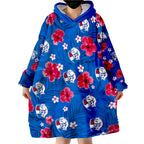 custom-personalised-bulldogs-football-western-premiers-tropical-flowers-simple-wearable-blanket-hoodie