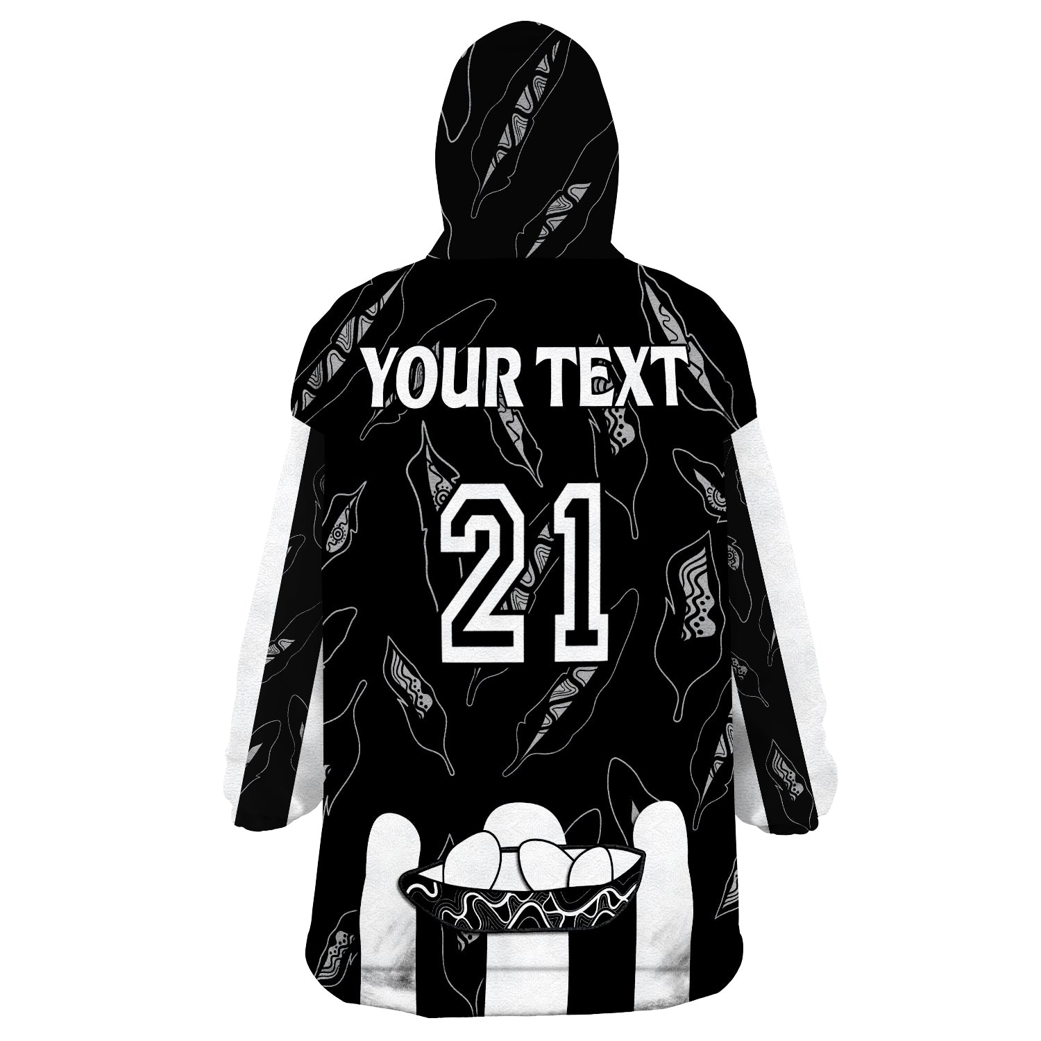 custom-personalised-collingwood-magpies-indigenous-guernsey-no1-version-wearable-blanket-hoodie
