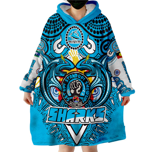 custom-personalised-cronulla-sutherland-sharks-aboriginal-naidoc-week-2022-wearable-blanket-hoodie