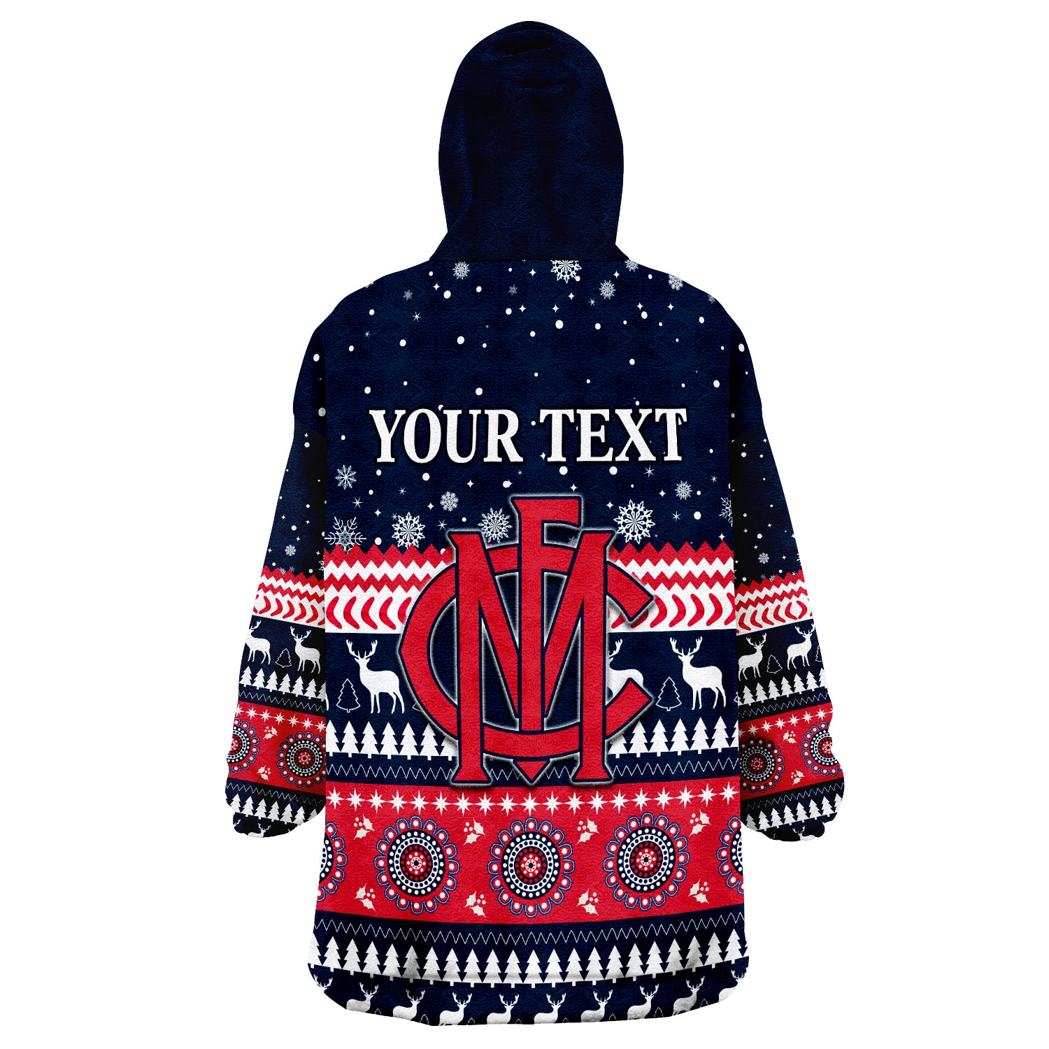 custom-personalised-demons-christmas-indigenous-melbourne-football-wearable-blanket-hoodie