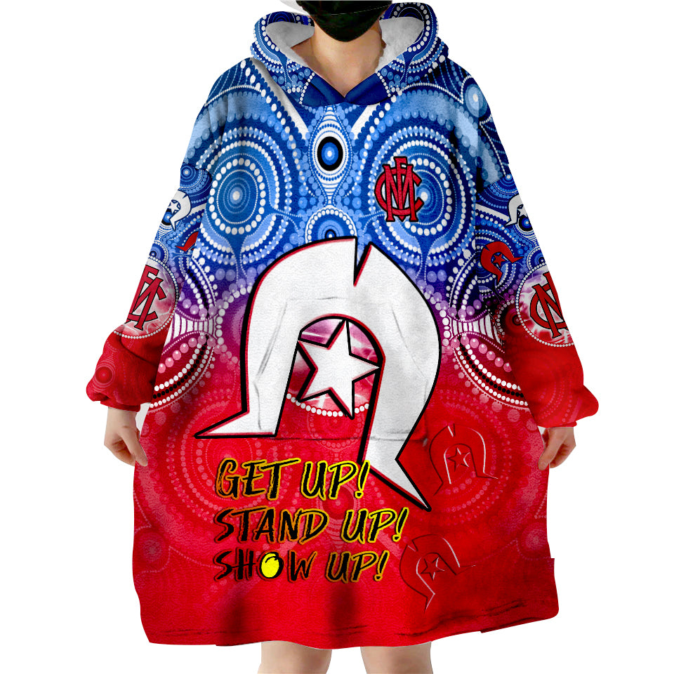 custom-personalised-demons-football-naidoc-week-melbourne-north-melbourne-aboriginal-dhari-wearable-blanket-hoodie
