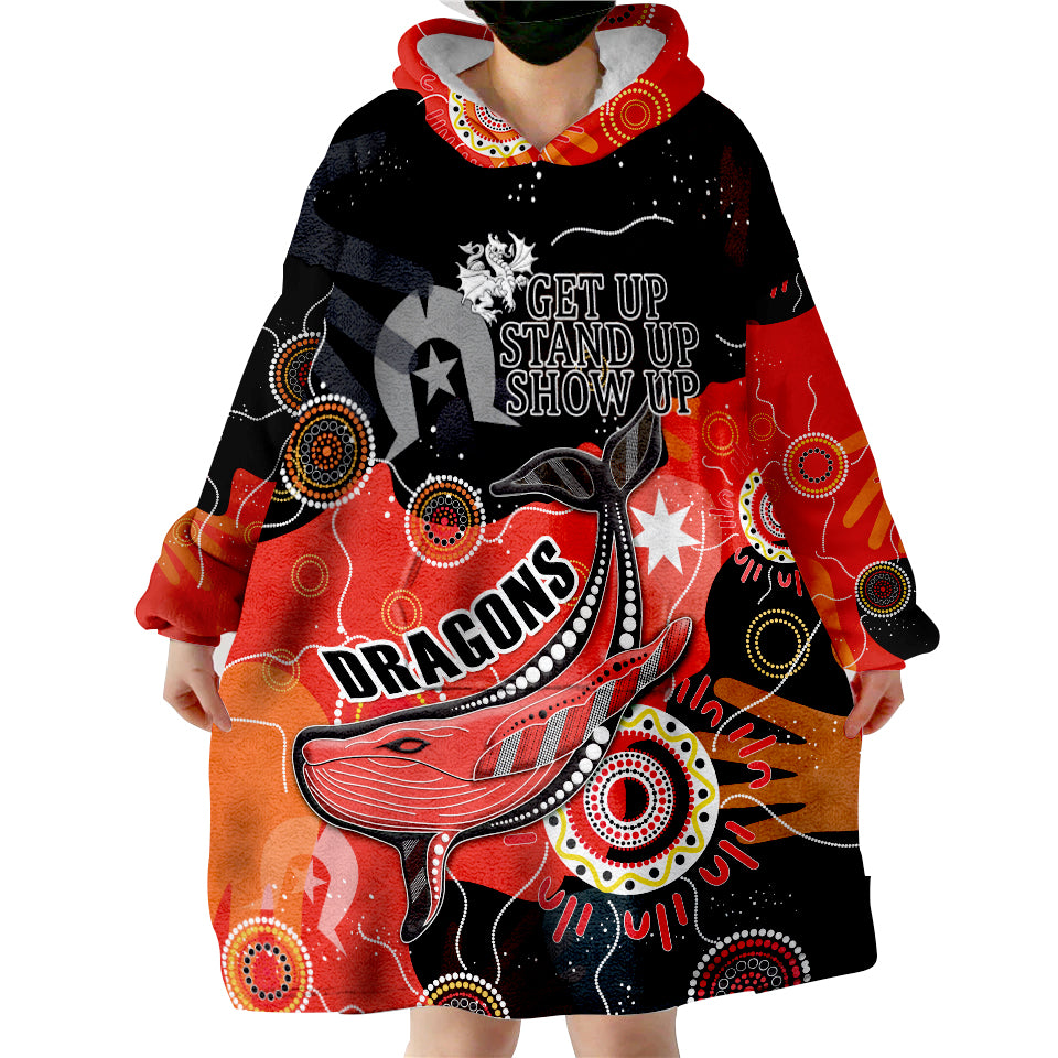 custom-personalised-dragons-rugby-naidoc-week-2022-aboriginal-style-wearable-blanket-hoodie
