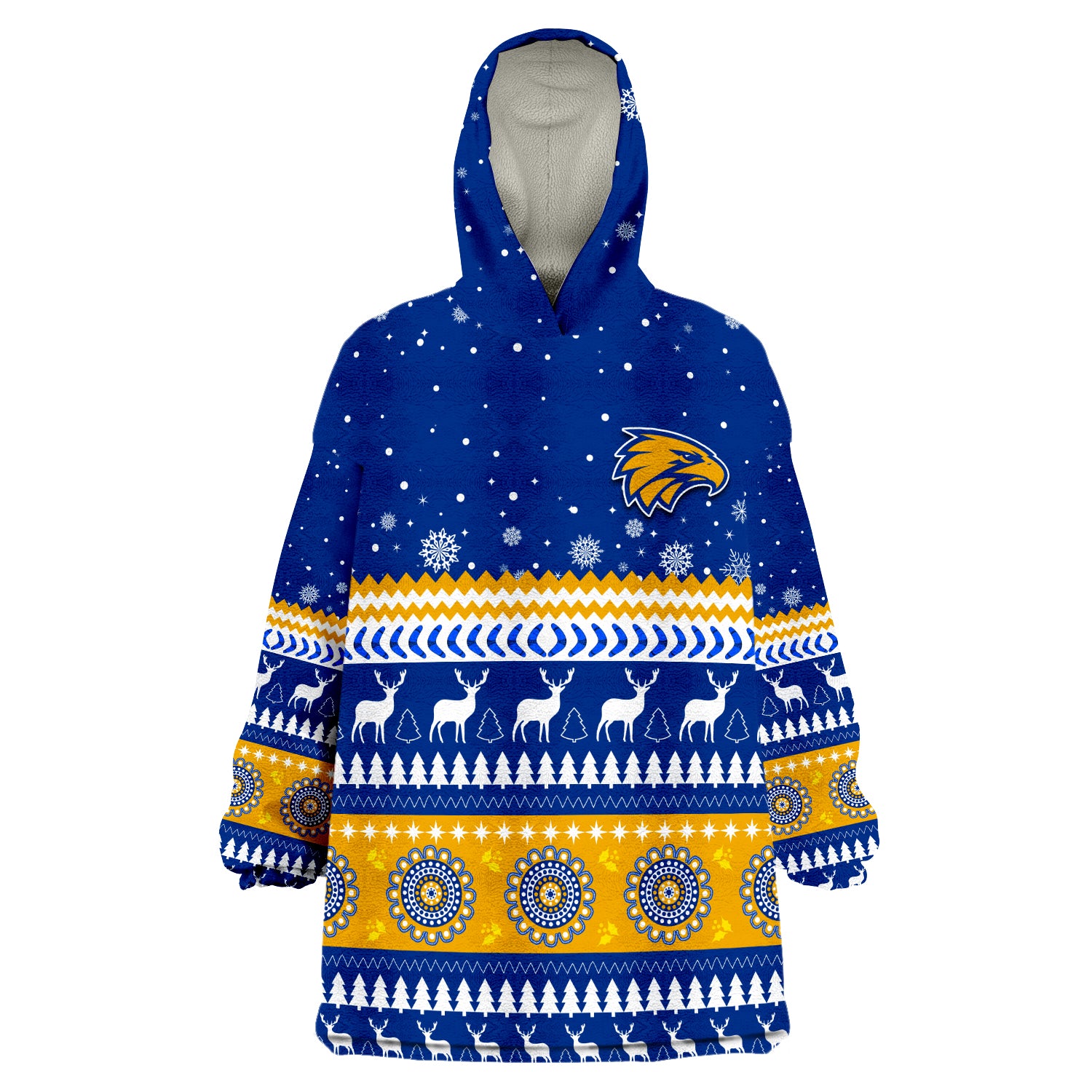 custom-personalised-eagles-christmas-indigenous-west-coast-wearable-blanket-hoodie