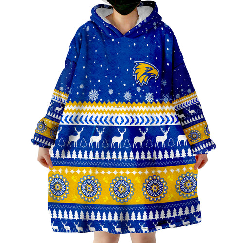 custom-personalised-eagles-christmas-indigenous-west-coast-wearable-blanket-hoodie