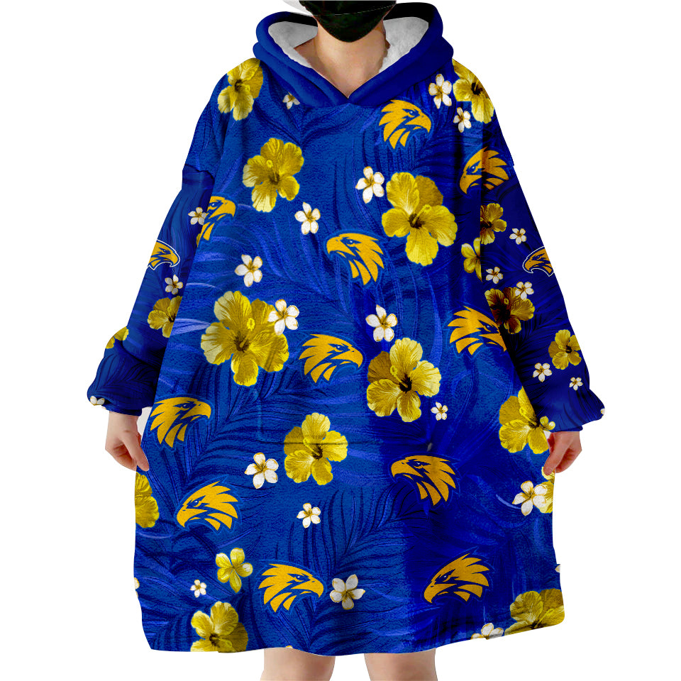 custom-personalised-eagles-football-west-coast-premiers-tropical-flowers-simple-wearable-blanket-hoodie