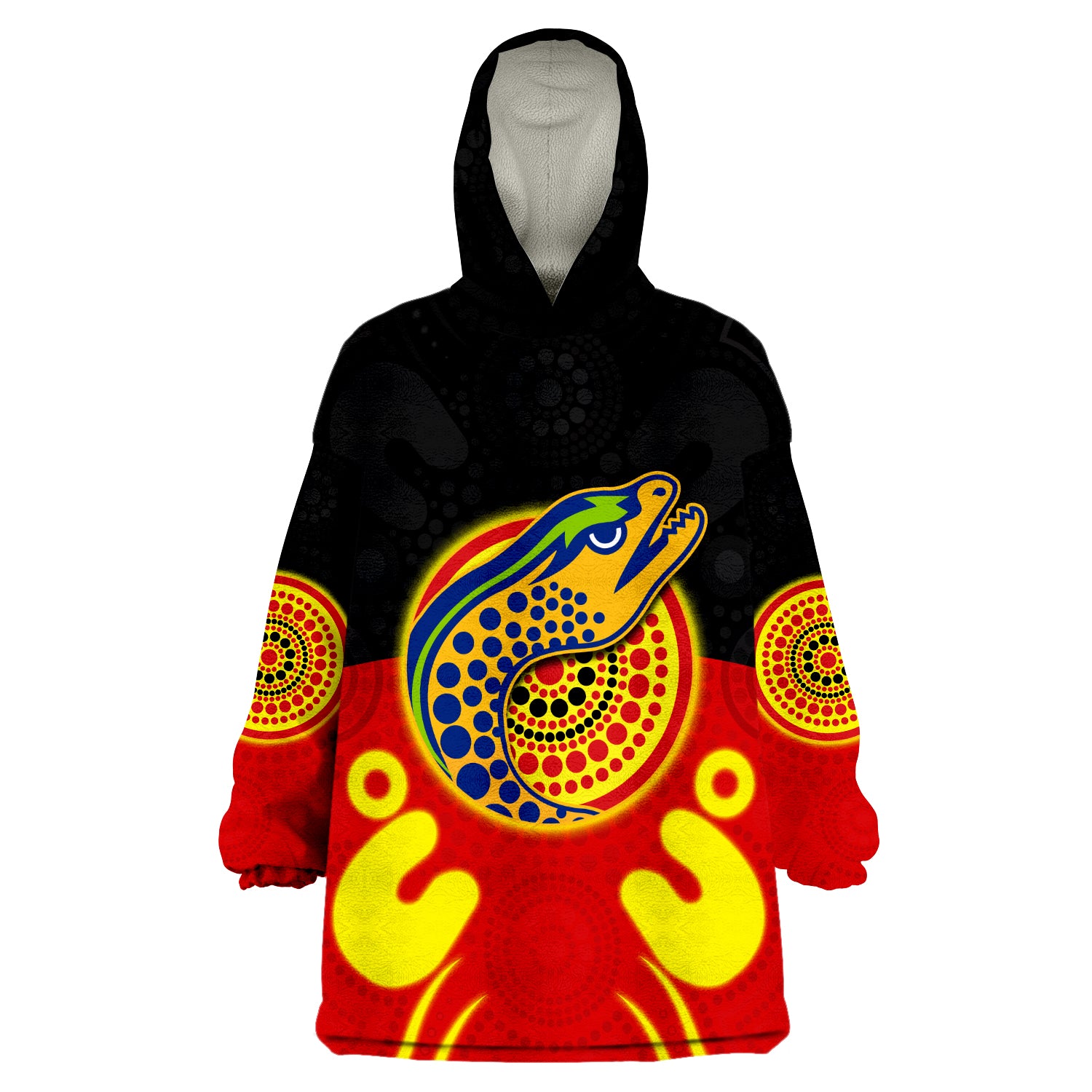 custom-personalised-eels-indigenous-style-aboriginal-flag-wearable-blanket-hoodie