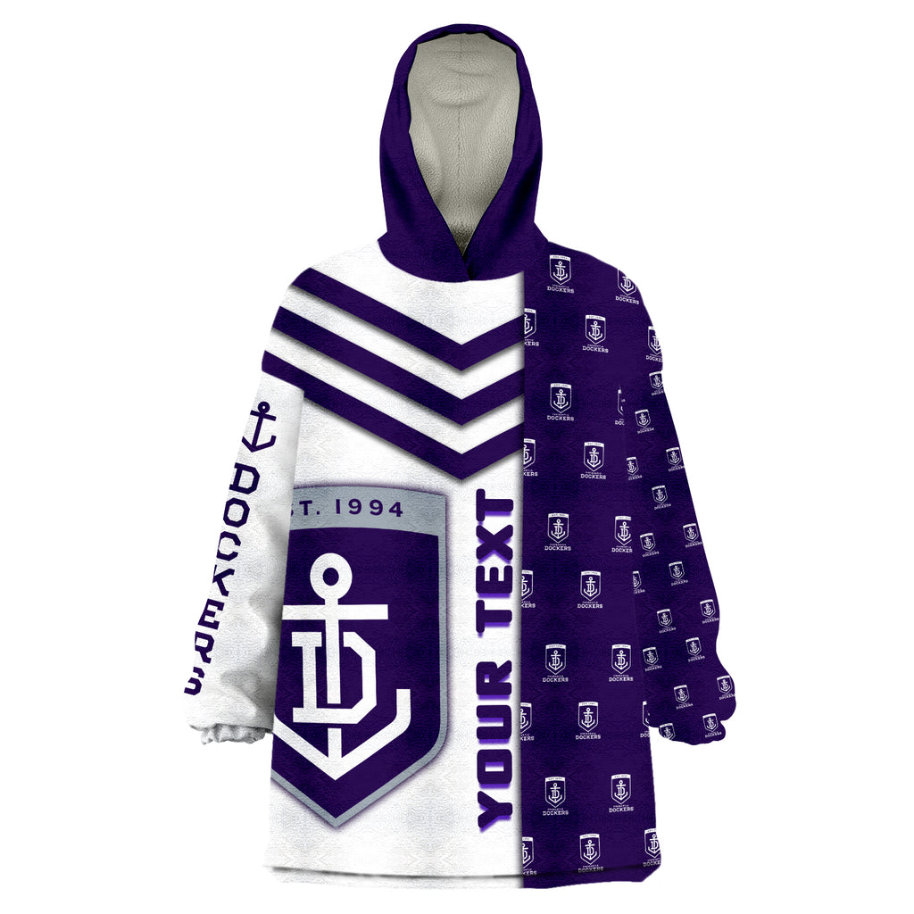 custom-personalised-fremantle-football-dockers-simple-style-wearable-blanket-hoodie