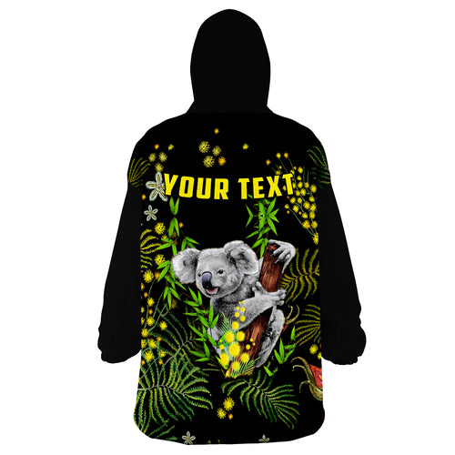 custom-personalised-golden-wattle-koala-australia-acacia-pycnantha-version-simple-wearable-blanket-hoodie