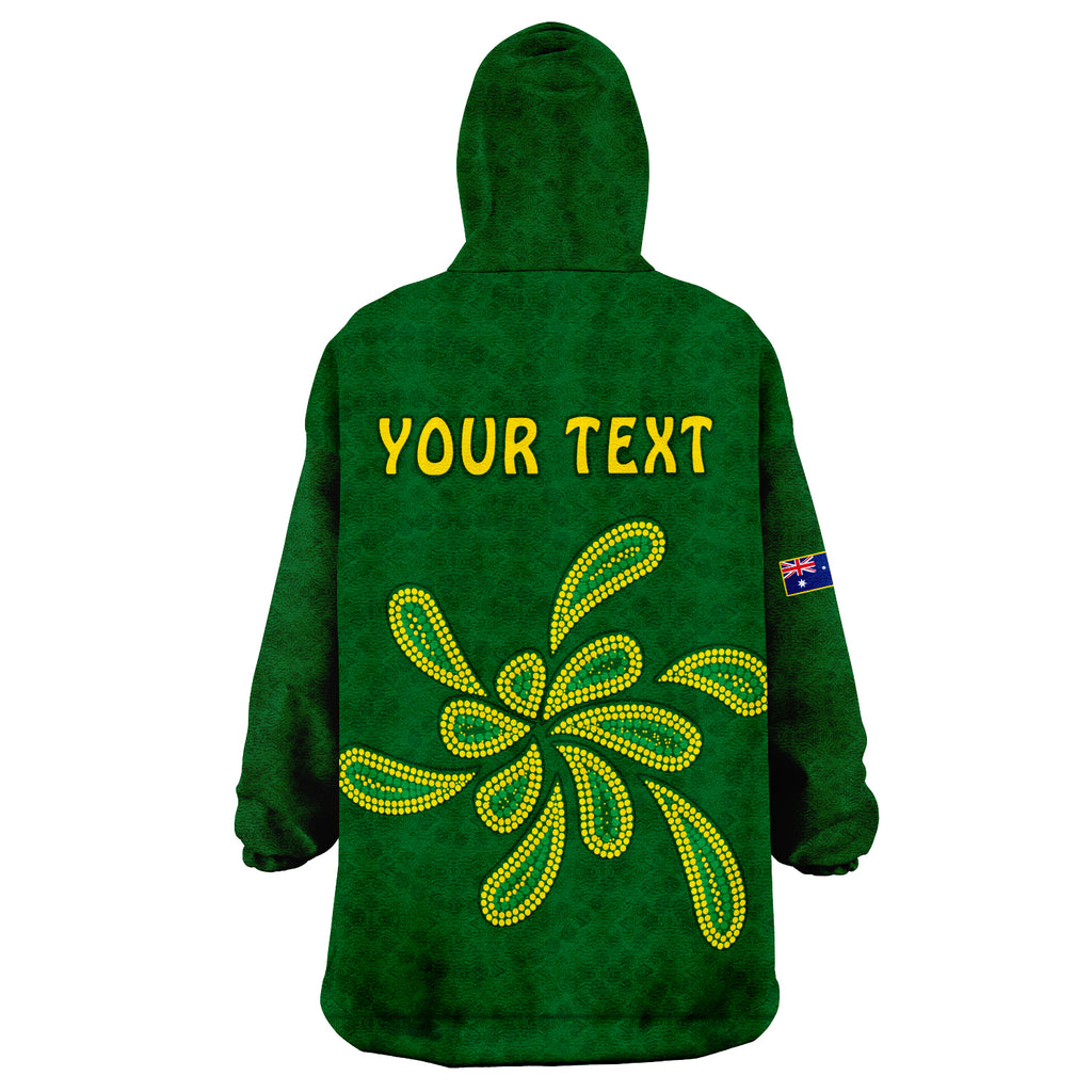 custom-personalised-green-and-gold-australia-national-colours-wearable-blanket-hoodie