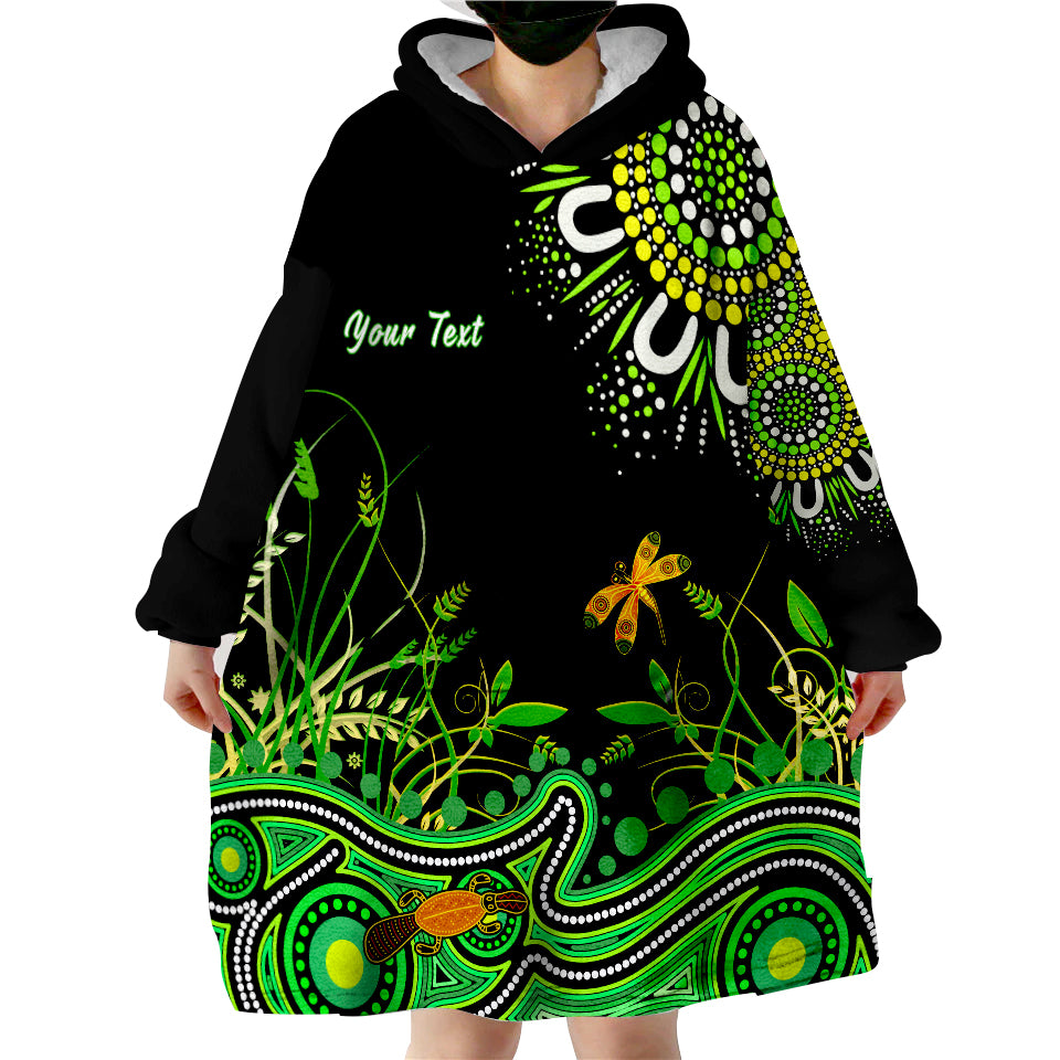 custom-personalised-happy-king-islands-show-aboriginal-tasmania-australia-wearable-blanket-hoodie