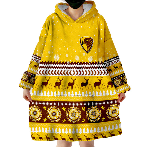 custom-personalised-hawks-christmas-indigenous-hawthorn-football-wearable-blanket-hoodie