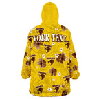 custom-personalised-hawks-football-hawthorn-premiers-tropical-flowers-simple-wearable-blanket-hoodie