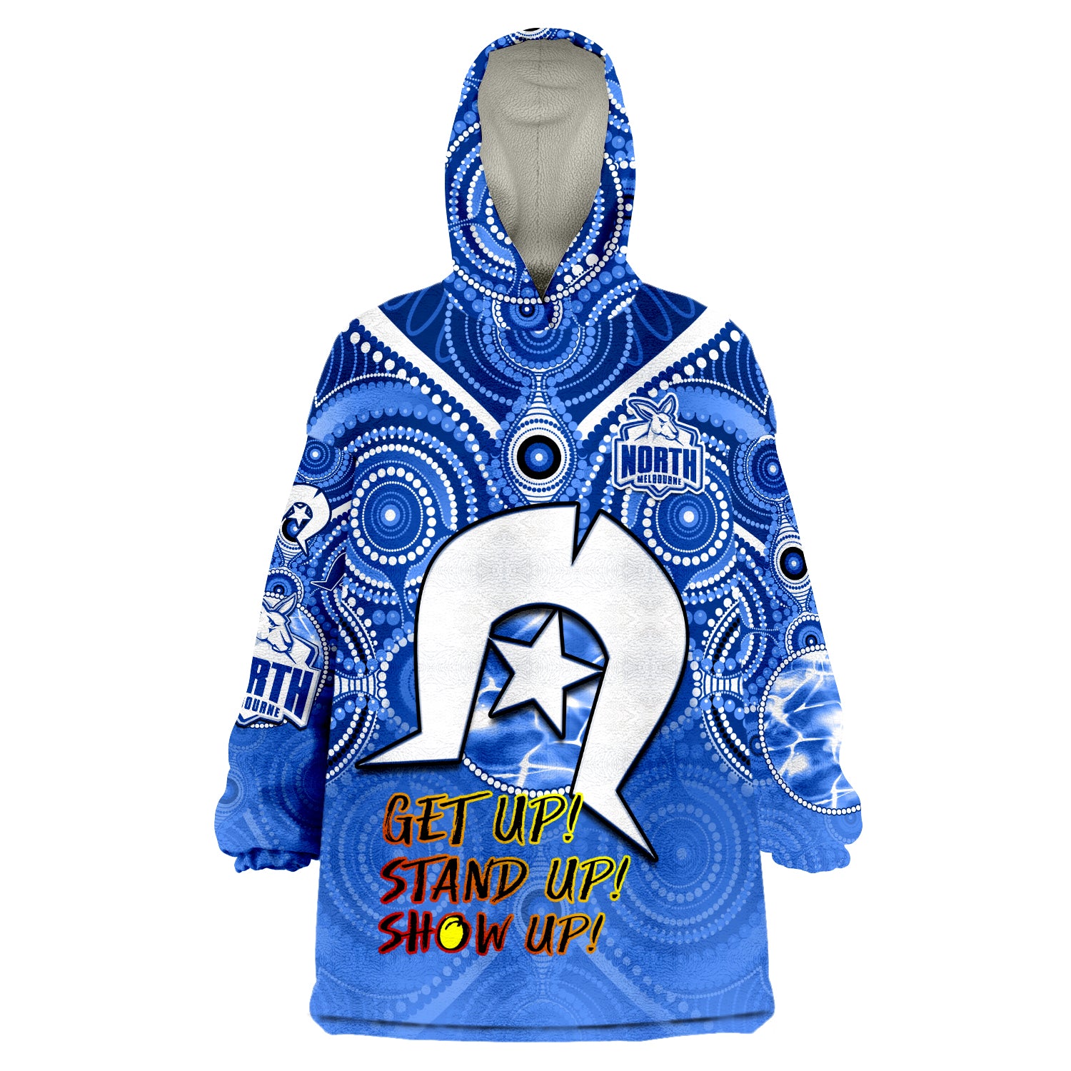 custom-personalised-kangaroos-football-naidoc-week-north-melbourne-aboriginal-dhari-wearable-blanket-hoodie