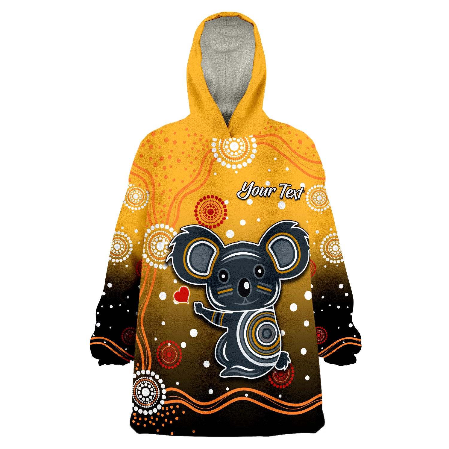 custom-personalised-koala-indigenous-aboriginal-aussie-wearable-blanket-hoodie