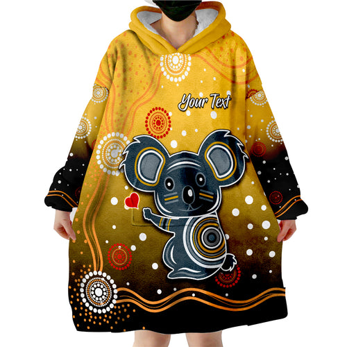 custom-personalised-koala-indigenous-aboriginal-aussie-wearable-blanket-hoodie