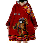 custom-personalised-launceston-cup-2022-australia-aboriginal-red-horse-lovers-wearable-blanket-hoodie