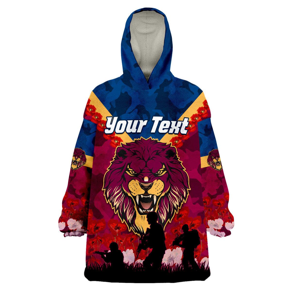 custom-personalised-lions-anzac-2022-brisbane-brissie-poppy-flowers-wearable-blanket-hoodie
